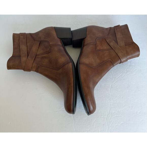 NWOT ECCO Women Shape 35 Wrapped
Shaft Cognac Brown Leather Boot 11-11.5 EU 42 - Picture 5 of 11
